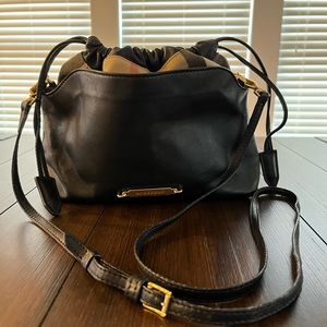 Authentic leather Burberry crossbody
